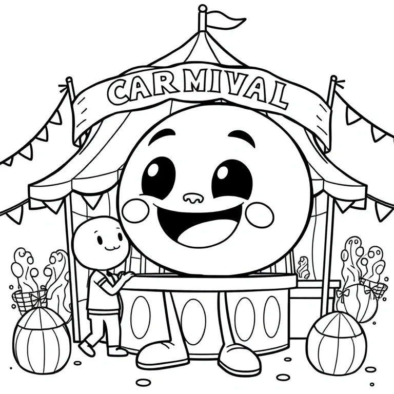 Gumball-themed carnival festival