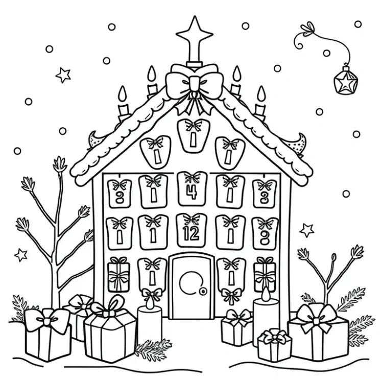 Advent Coloring Pages