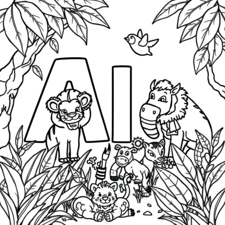 Alpahbet Coloring Pages