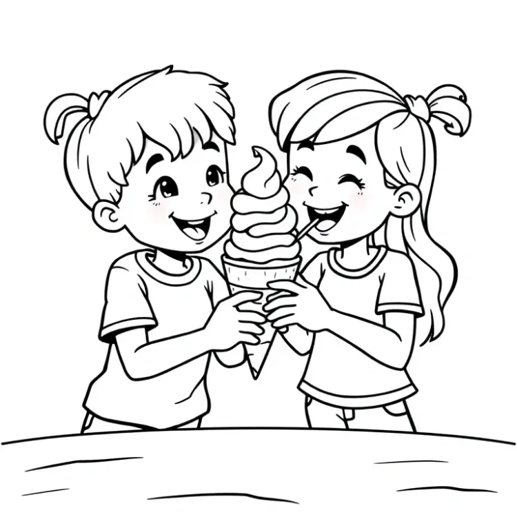 Friend Coloring Pages