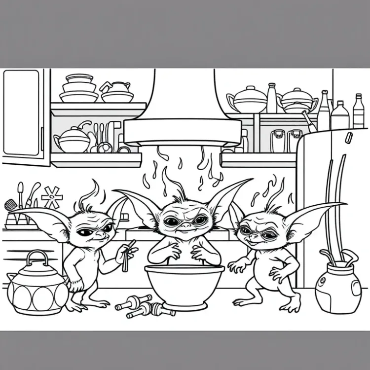 Gremlins Coloring Pages