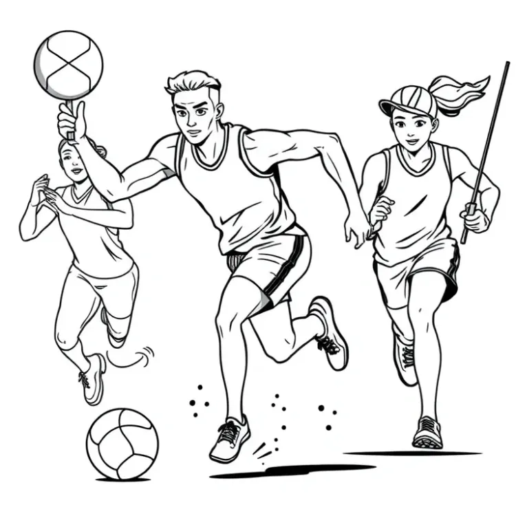 Olympic Coloring Pages