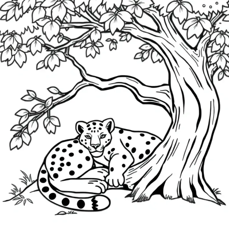 Panther Coloring Pages