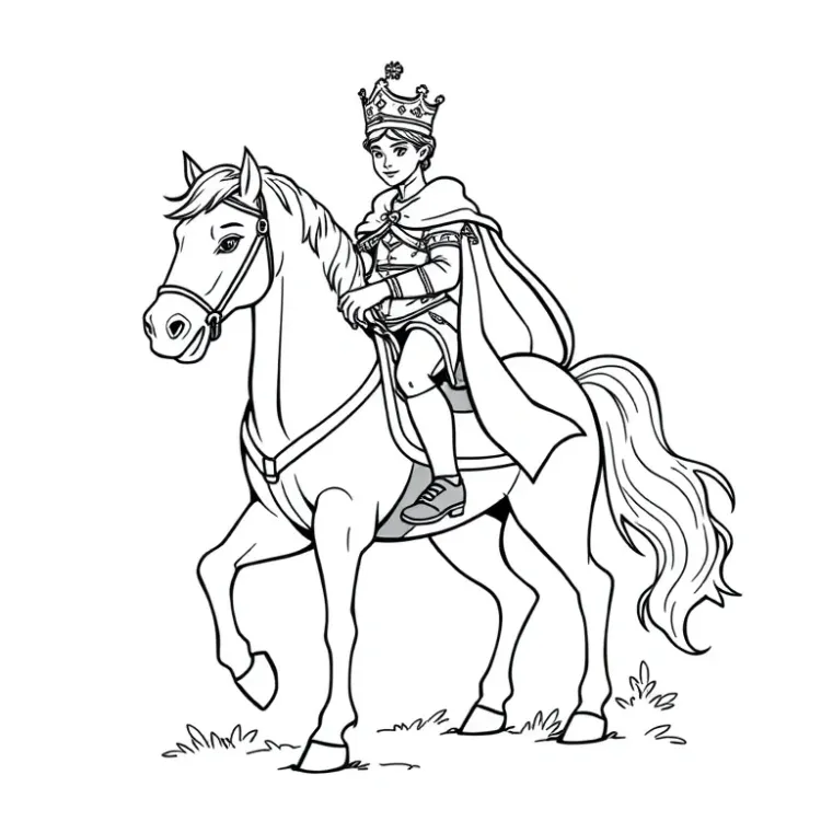 Prince Coloring Pages
