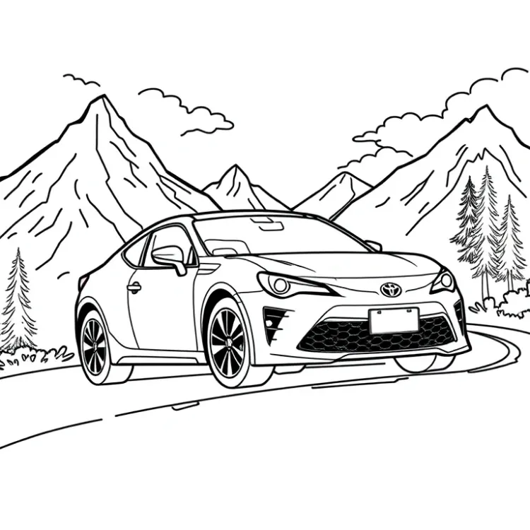 Toyota Coloring Pages