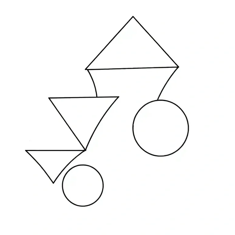Abstract geometric shapes